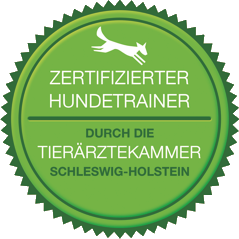 Zertifizierter Hundetrainer durch die Tierärztekammer Schleswig-Holstein